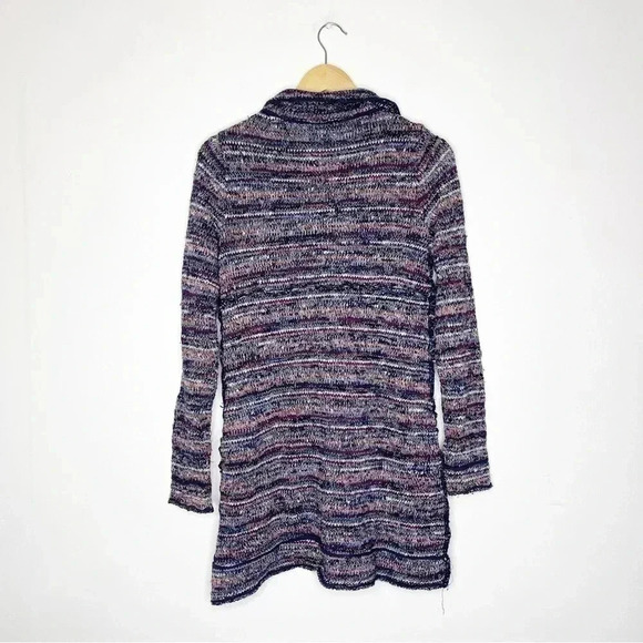 Free People Purple Tweed Cardigan Sweater Size Small - Picture 7 of 7